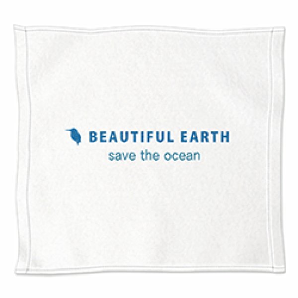 画像1: Beautiful Earthロゴ　コットン100％ミニタオル (1)