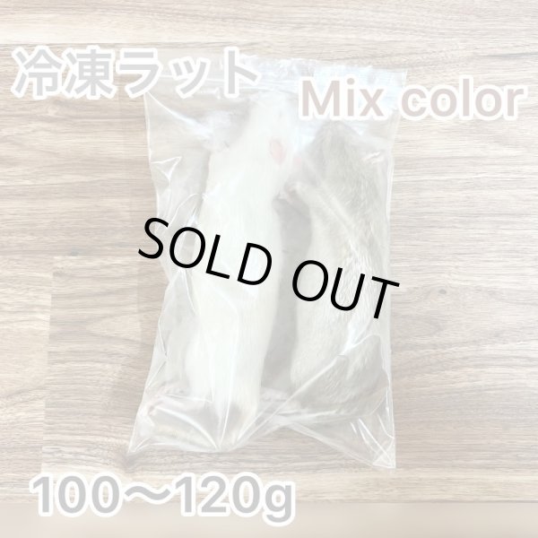 画像1: 【特価50％OFF】冷凍ラット 100~120g (1)