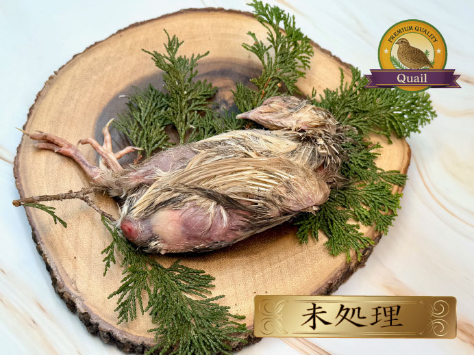 冷凍ウズラ 未処理